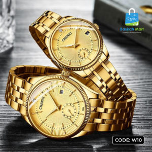 chenxi classic waterproof couple watch set (w10)